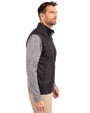 Southern Illinois Salukis College Vault Cutter & Buck Stealth Hybrid Quilted Mens Full Zip Windbreaker Jacket Black Side
