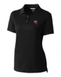 Louisville Cardinals College Vault Cutter & Buck Advantage Eco Tri-Blend Pique Womens Polo Black Mannequin