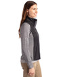 Grambling Tigers College Vault Cutter & Buck Stealth Hybrid Quilted Womens Full Zip Windbreaker Jacket Black Side