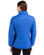 Delaware Fightin' Blue Hens College Vault Cutter & Buck Rainier PrimaLoft®  Womens Eco Insulated Full Zip Puffer Jacket Royal Back