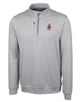 Washington State Cougars College Vault Cutter & Buck Stealth Heathered Mens Big and Tall  Quarter Zip Pullover POL_MANN_HG 1