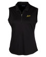 George Mason Patriots College Vault Cutter & Buck Forge Stretch Womens Sleeveless Polo Black Mannequin