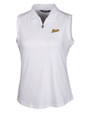 George Mason Patriots College Vault Cutter & Buck Forge Stretch Womens Sleeveless Polo White Mannequin