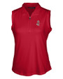 Washington State Cougars College Vault Cutter & Buck Forge Stretch Womens Sleeveless Polo Cardinal Red Mannequin
