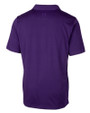 LSU Tigers College Vault Cutter & Buck Forge Stretch Mens Polo College Purple Mannequin Back