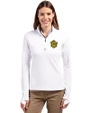 Missouri Tigers College Vault Cutter & Buck Traverse Stretch Eco Quarter Zip Womens Pullover White Front