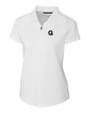 Gonzaga Bulldogs College Vault Cutter & Buck Forge Stretch Womens Short Sleeve Polo White Mannequin