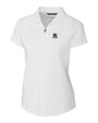 Portland State Vikings College Vault Cutter & Buck Forge Stretch Womens Short Sleeve Polo White Mannequin