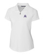 Northwestern Wildcats College Vault Cutter & Buck Forge Stretch Womens Short Sleeve Polo White Mannequin