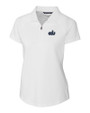 Old Dominion Monarchs College Vault Cutter & Buck Forge Stretch Womens Short Sleeve Polo White Mannequin