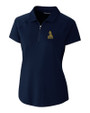 Northern Arizona Lumberjacks College Vault Cutter & Buck Forge Stretch Womens Short Sleeve Polo Liberty Navy Mannequin