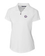 Texas Christian Horned Frogs College Vault Cutter & Buck Forge Stretch Womens Short Sleeve Polo White Mannequin