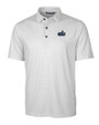 Old Dominion Monarchs College Vault Cutter & Buck Pike Double Dot Print Stretch Mens Big and Tall Polo Charcoal Mannequin
