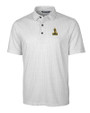 Northern Arizona Lumberjacks College Vault Cutter & Buck Pike Double Dot Print Stretch Mens Big and Tall Polo Charcoal Mannequin