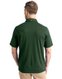 Portland State Vikings College Vault Cutter & Buck Virtue Eco Pique Recycled Mens Polo Hunter Green Back