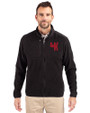Western Kentucky Hilltoppers College Vault Cutter & Buck Cascade Eco Fleece Mens Full Zip Jacket Black Front