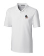 Delaware Fightin' Blue Hens College Vault Cutter & Buck Forge Stretch Mens Big and Tall Polo White Mannequin