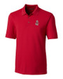 Washington State Cougars College Vault Cutter & Buck Forge Stretch Mens Big and Tall Polo Cardinal Red Mannequin