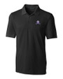 Northwestern Wildcats College Vault Cutter & Buck Forge Stretch Mens Big and Tall Polo Black Mannequin