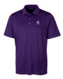 Northwestern Wildcats College Vault Cutter & Buck Forge Stretch Mens Big and Tall Polo College Purple Mannequin