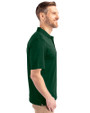 Tulane Green Wave College Vault Cutter & Buck Forge Stretch Mens Big and Tall Polo Hunter Green Side