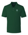 Tulane Green Wave College Vault Cutter & Buck Forge Stretch Mens Big and Tall Polo Hunter Green Mannequin