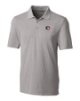 Florida State Seminoles College Vault Cutter & Buck Forge Stretch Mens Big and Tall Polo Polished Medium Gray Mannequin