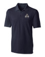 Utah State Aggies College Vault Cutter & Buck Forge Stretch Mens Big and Tall Polo Liberty Navy Mannequin