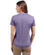 Stephen F Austin Lumberjacks Cutter & Buck Forge Eco Heathered Stretch Womens Blade Top College Purple Heather Back