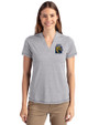 FIU Panthers College Vault Cutter & Buck Forge Eco Heathered Stretch Womens Blade Top Polished Heather Front