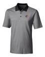 Florida State Seminoles College Vault Cutter & Buck Forge Tonal Stripe Stretch Mens Big and Tall Polo BL_MANN_HG 1