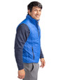 Fresno State Bulldogs College Vault Cutter & Buck Rainier PrimaLoft® Mens Eco Insulated Full Zip Puffer Vest Royal Side 4