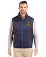 Northern Arizona Lumberjacks College Vault Cutter & Buck Rainier PrimaLoft® Mens Eco Insulated Full Zip Puffer Vest Dark Navy Front