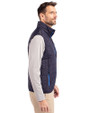 Old Dominion Monarchs College Vault Cutter & Buck Rainier PrimaLoft® Mens Eco Insulated Full Zip Puffer Vest Dark Navy Side