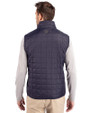 Old Dominion Monarchs College Vault Cutter & Buck Rainier PrimaLoft® Mens Eco Insulated Full Zip Puffer Vest Dark Navy Back