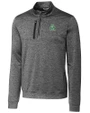 Marshall Thundering Herd College Vault Cutter & Buck Stealth Heathered Quarter Zip Mens Pullover Elemental Grey Mannequin
