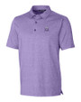 Northwestern Wildcats College Vault Cutter & Buck Forge Heathered Stretch Mens Polo College Purple Heather Mannequin
