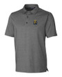 FIU Panthers College Vault Cutter & Buck Forge Heathered Stretch Mens Polo Charcoal Heather Mannequin