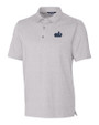 Old Dominion Monarchs College Vault Cutter & Buck Forge Heathered Stretch Mens Polo Polished Heather Mannequin