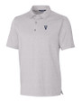 Villanova Wildcats College Vault Cutter & Buck Forge Heathered Stretch Mens Polo Polished Heather Mannequin