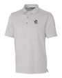 Louisville Cardinals College Vault Cutter & Buck Forge Heathered Stretch Mens Polo Polished Heather Mannequin