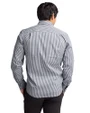 Fresno State Bulldogs College Vault Cutter & Buck Easy Care Stretch Gingham Mens Long Sleeve Dress Shirt Charcoal Back