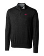 New Mexico State Aggies College Vault Cutter & Buck Lakemont Tri-Blend Mens Big and Tall Quarter Zip Pullover Sweater BL_MANN_HG 