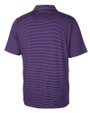 Northwestern Wildcats College Vault Cutter & Buck Forge Pencil Stripe Stretch Mens Polo College Purple Mannequin Back