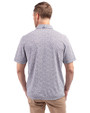 Old Dominion Monarchs College Vault Cutter & Buck Virtue Eco Pique Botanical Print Recycled Mens Polo Navy Blue Back