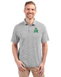 Marshall Thundering Herd College Vault Cutter & Buck Virtue Eco Pique Botanical Print Recycled Mens Polo Black Front