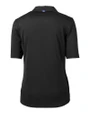 Louisville Cardinals College Vault Cutter & Buck Virtue Eco Pique Recycled Womens Polo Black Mannequin Back