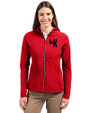 Western Kentucky Hilltoppers College Vault Cutter & Buck Adapt Eco Knit Hybrid Recycled Womens Full Zip Jacket Red Front