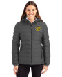 Missouri Tigers College Vault Cutter & Buck Mission Ridge Repreve® Eco Insulated Womens Puffer Jacket Elemental Grey Front