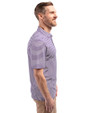East Carolina (ECU) Pirates College Vault Cutter & Buck Virtue Eco Pique Stripe Recycled Mens Big and Tall Polo College Purple Side